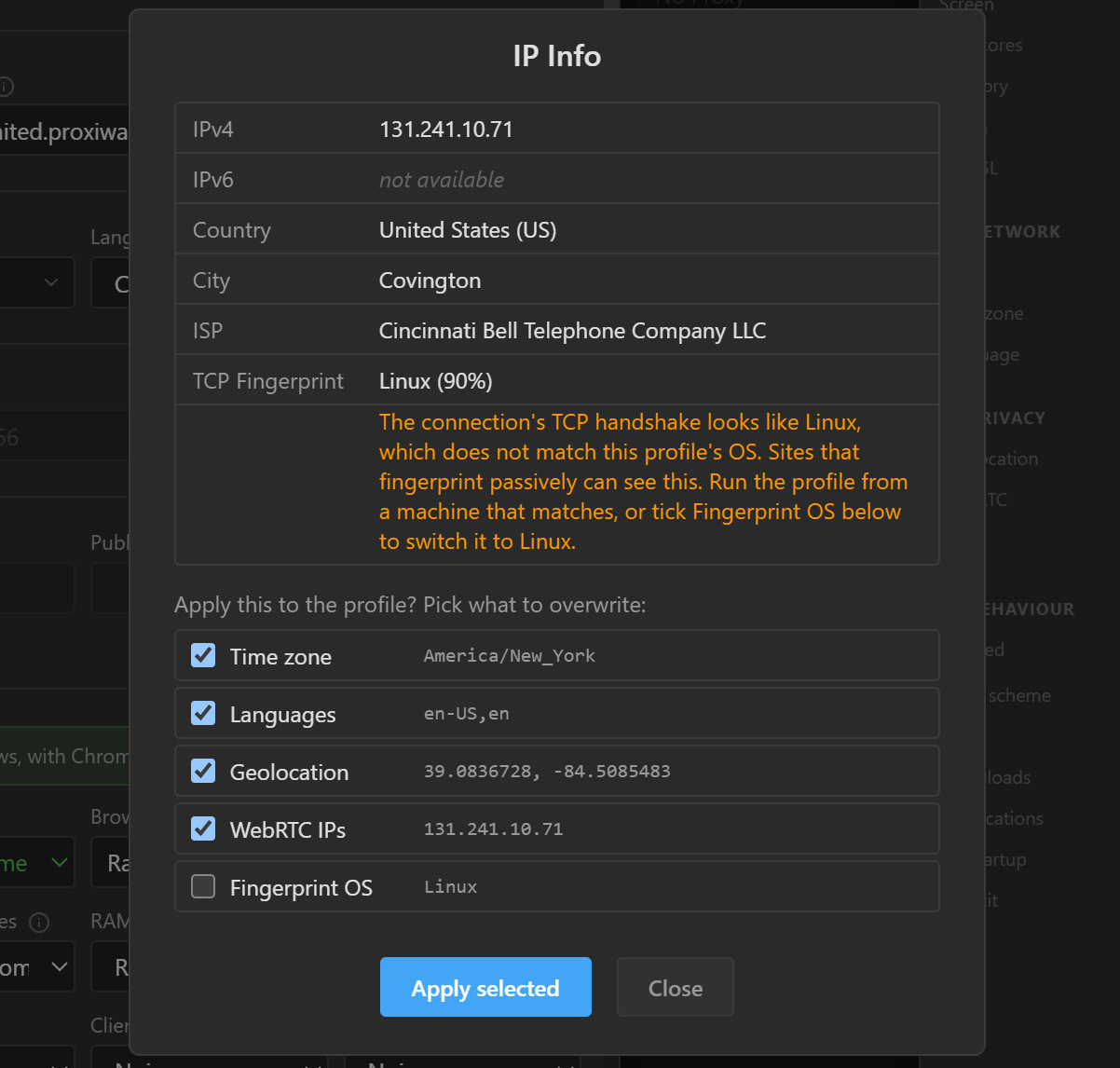 IP Info
