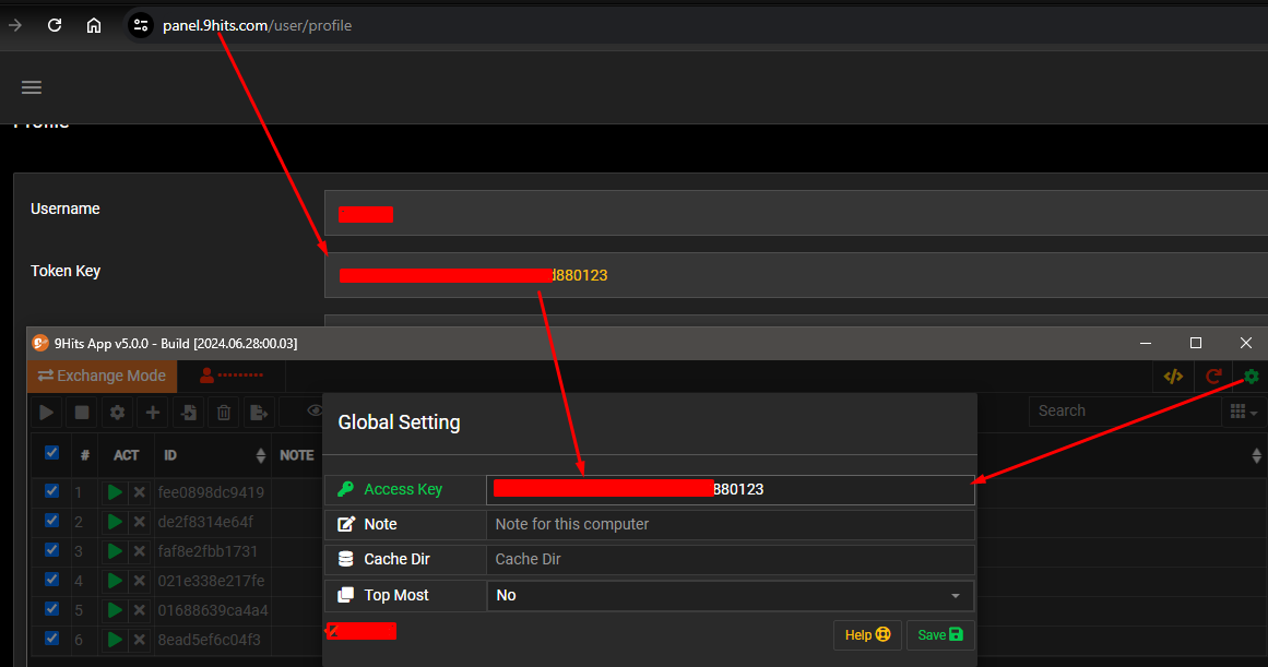 9Hits App Configuration